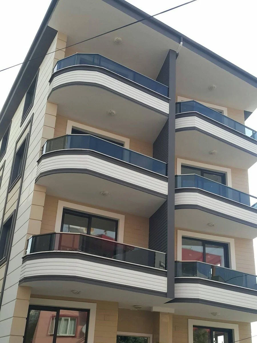 CNC lazer ve alüminyum balkon korkuluğu uygulaması — Edremit