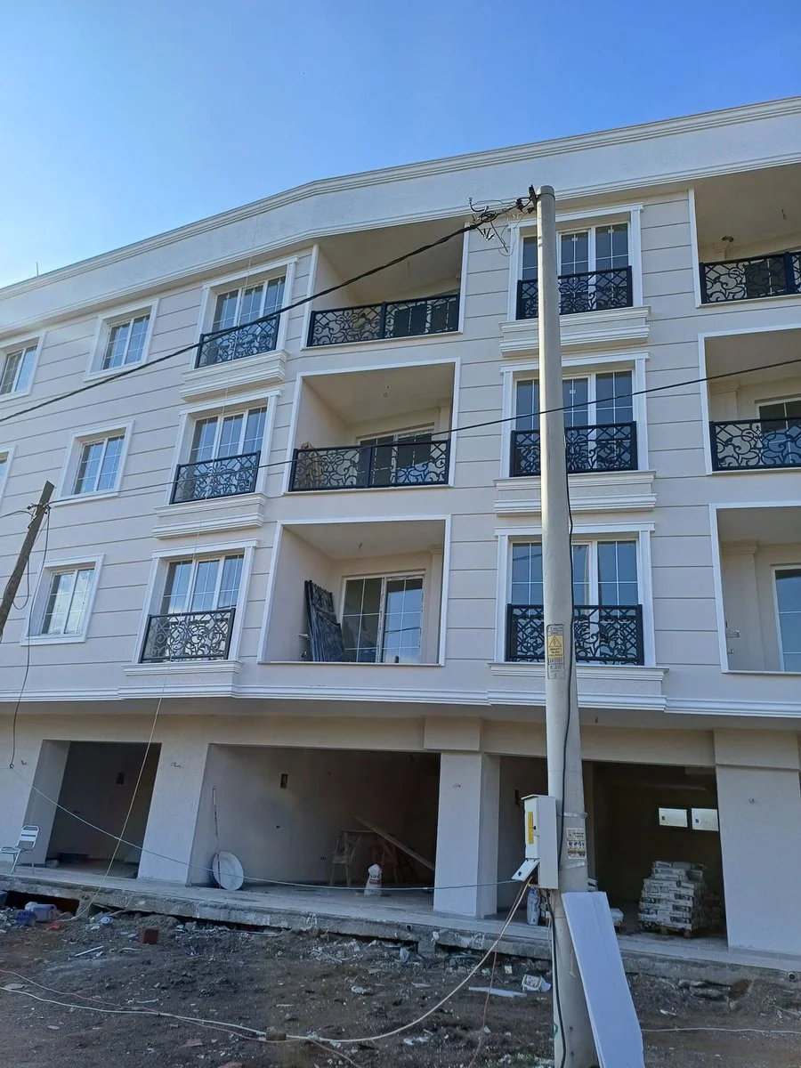CNC lazer ve alüminyum balkon korkuluğu uygulaması — Edremit