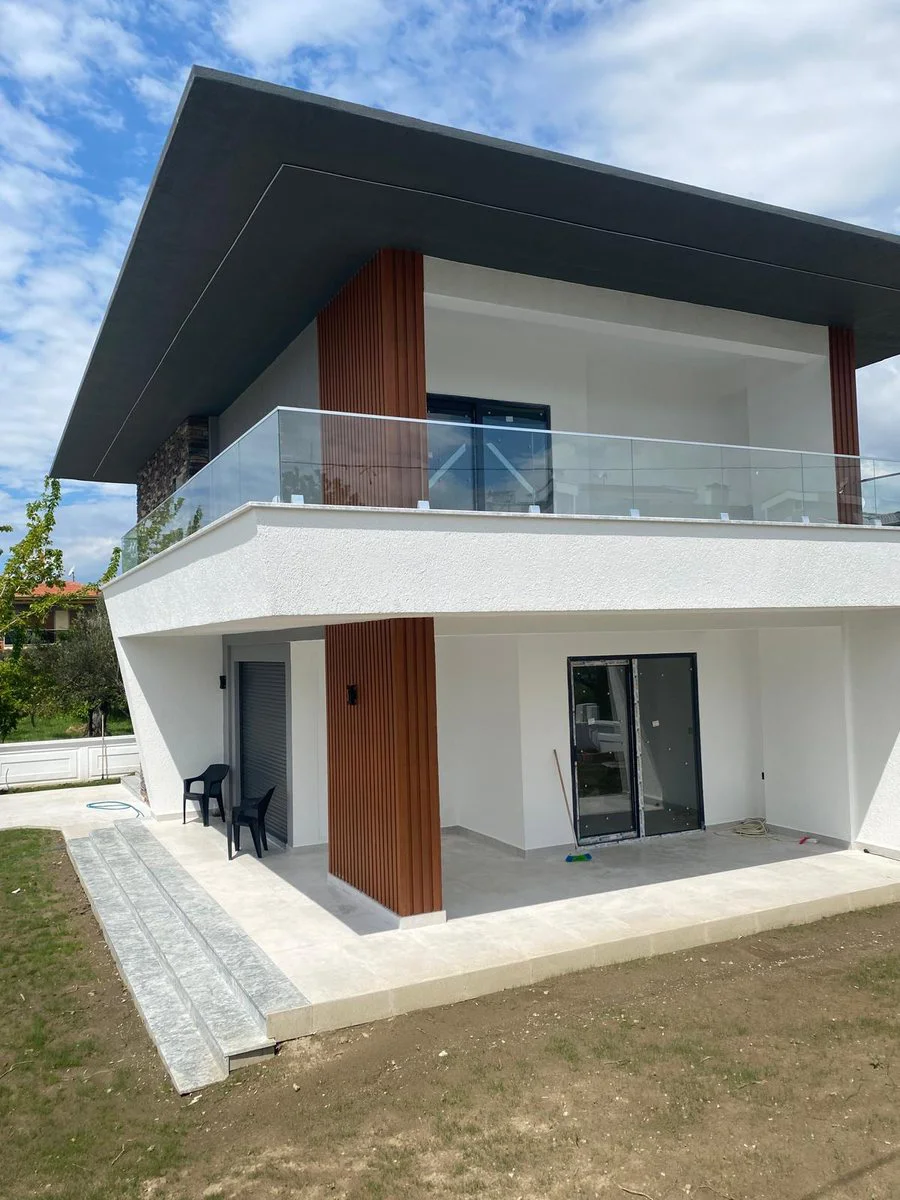 CNC lazer ve alüminyum balkon korkuluğu uygulaması — Edremit