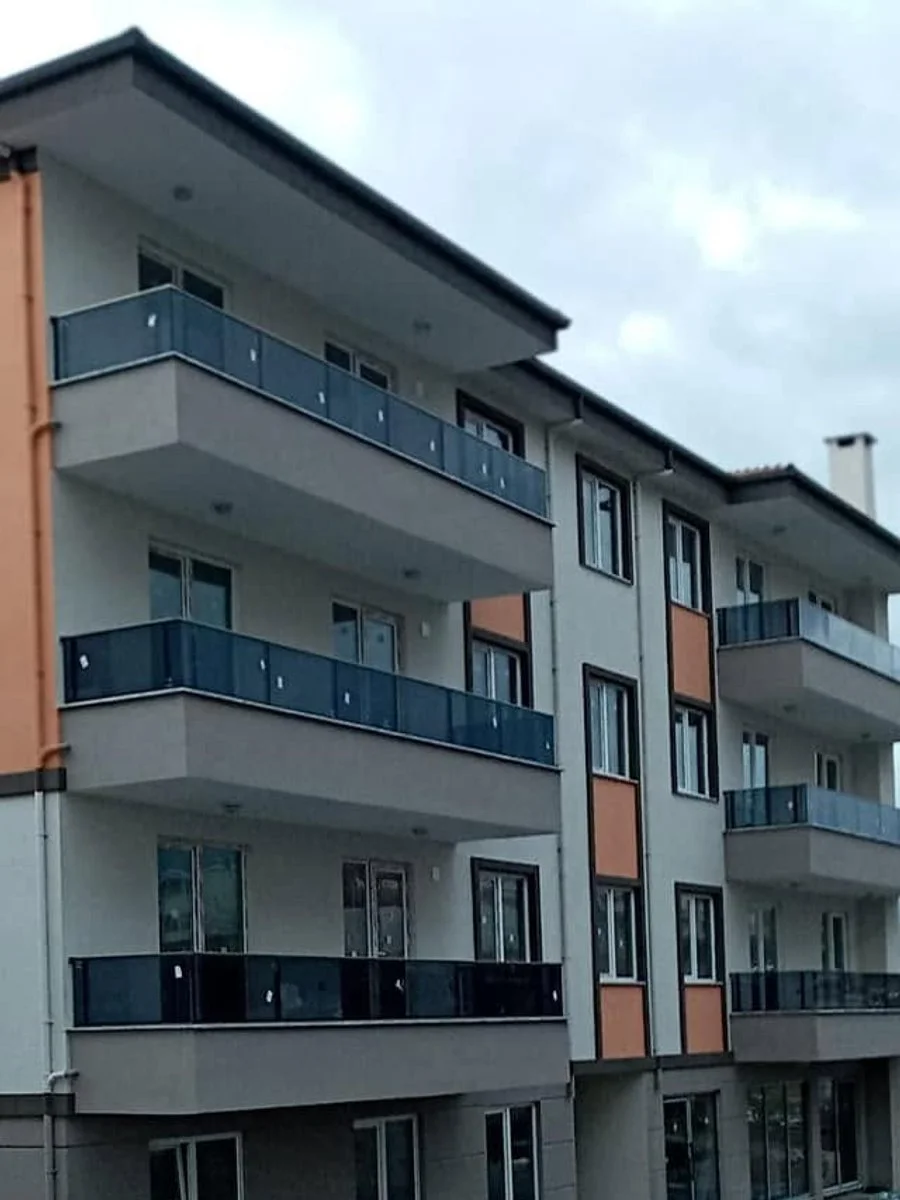 CNC lazer ve alüminyum balkon korkuluğu uygulaması — Edremit