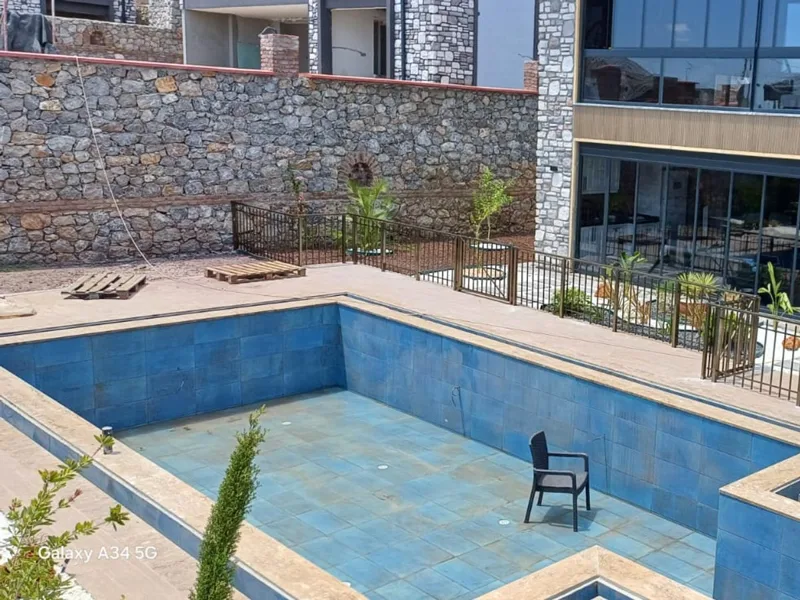 CNC lazer ve alüminyum balkon korkuluğu uygulaması — Edremit