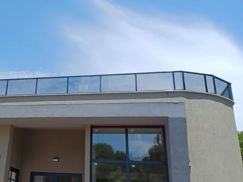 CNC lazer ve alüminyum balkon korkuluğu uygulaması — Edremit