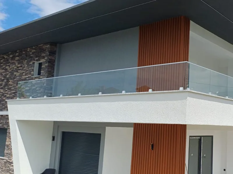CNC lazer ve alüminyum balkon korkuluğu uygulaması — Edremit